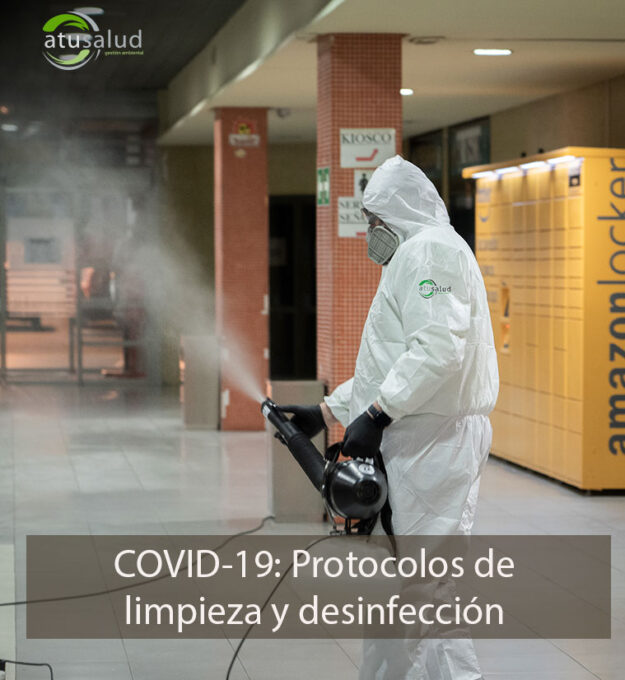 Protocolos de limpieza y desinfección frente al COVID19